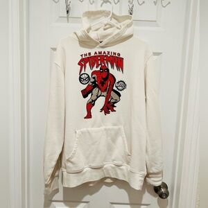 Marvel White Sweatshirt Unisex Size L